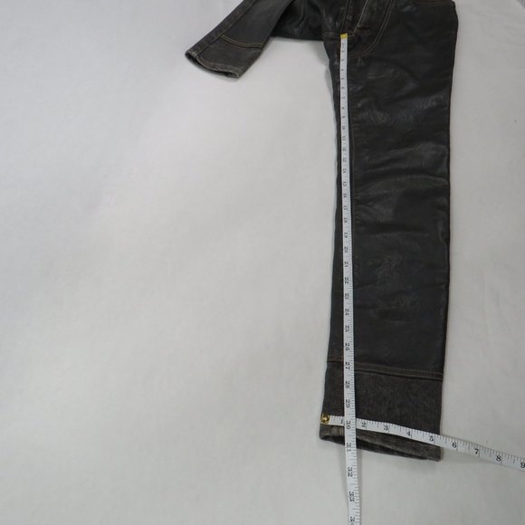 Cottage Craft Denim & Leather Pants - Picture 7 of 8